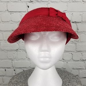 BETMAR BEACH | woven straw bow visor